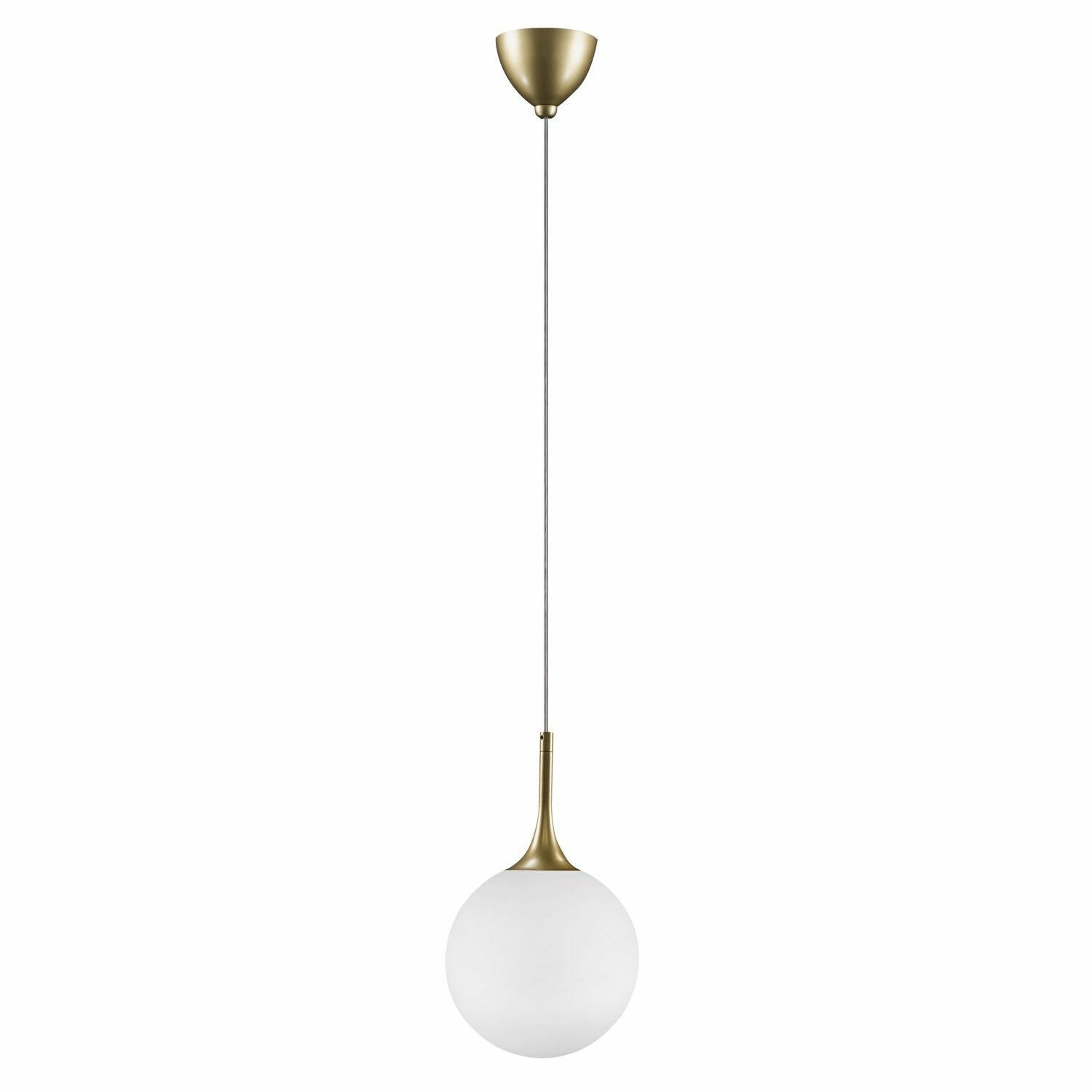 Подвесной светильник LightStar Globo 813022_LS E14 40 Вт металл стекло золотой