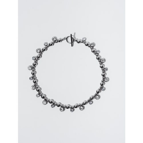 Чокер РЕСУРС кристалл длина 38 см белый 8075₽