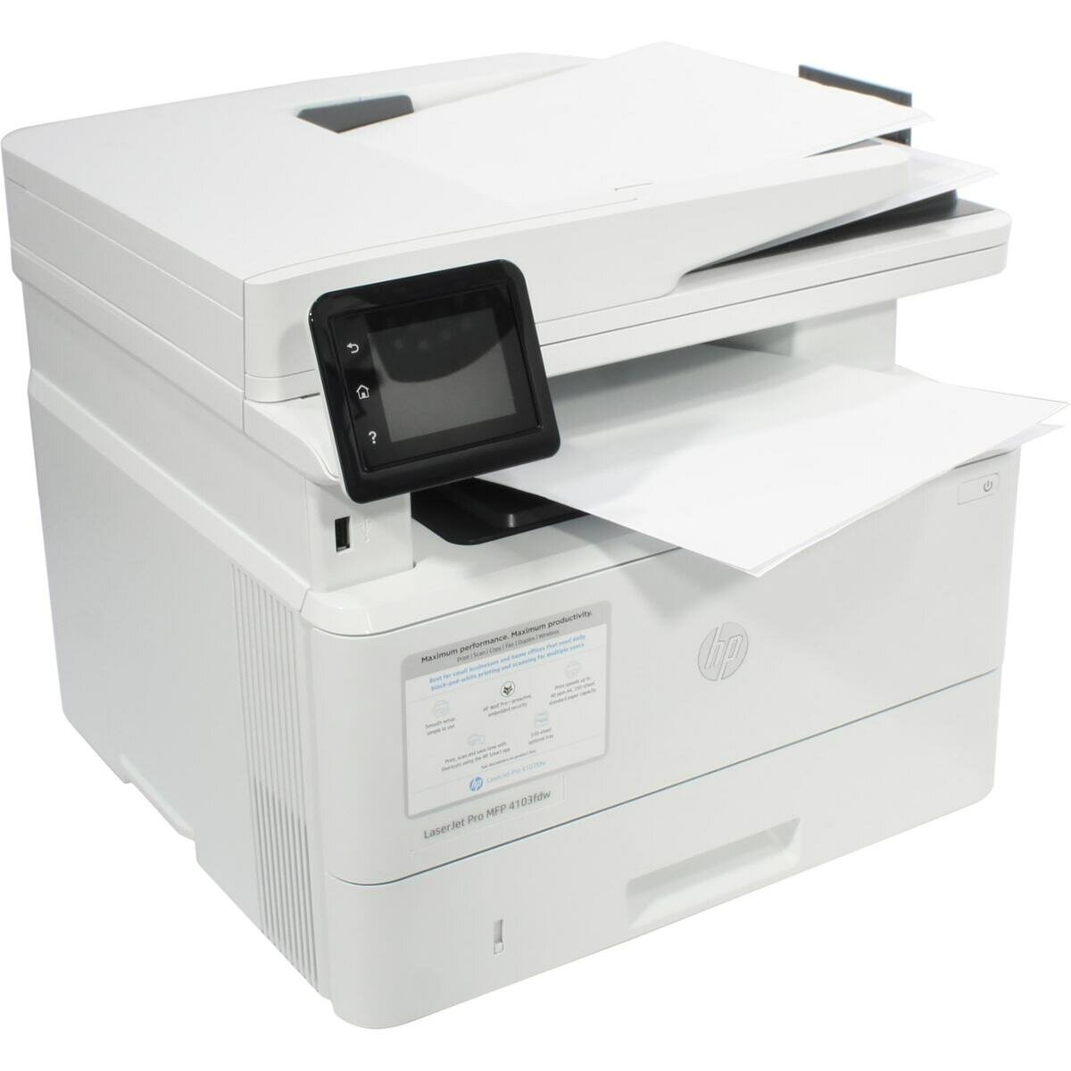 Принтер с МФУ лазерный монохромный Hp LaserJet Pro MFP 4103fdw