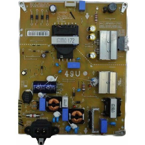 Блок питания EAX6718920116 EAY64511101 для LG 49UJ630V-ZA 49UJ639V-ZE 49UK6200PLA 49UN73506LB 49UJ634V 49UK6390PLG 49UM7450PLA49UM7020PLF49UN71006LB 1015₽