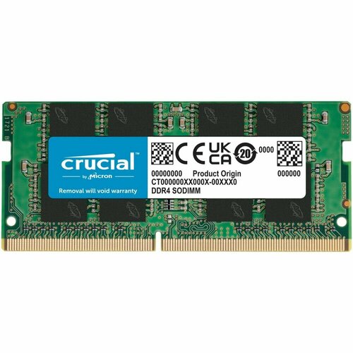 Модуль памяти SO-DIMM DDR4 16Gb PC25600 3200MHz Crucial CB16GS3200 1078200₽