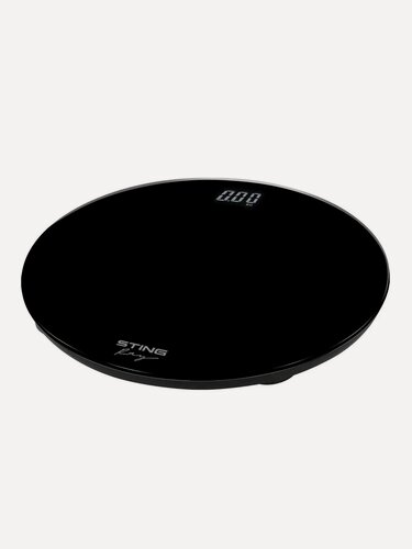 Изображение товара Электронные весы STINGRAY, с термометром, стекло, до 180кг, черный