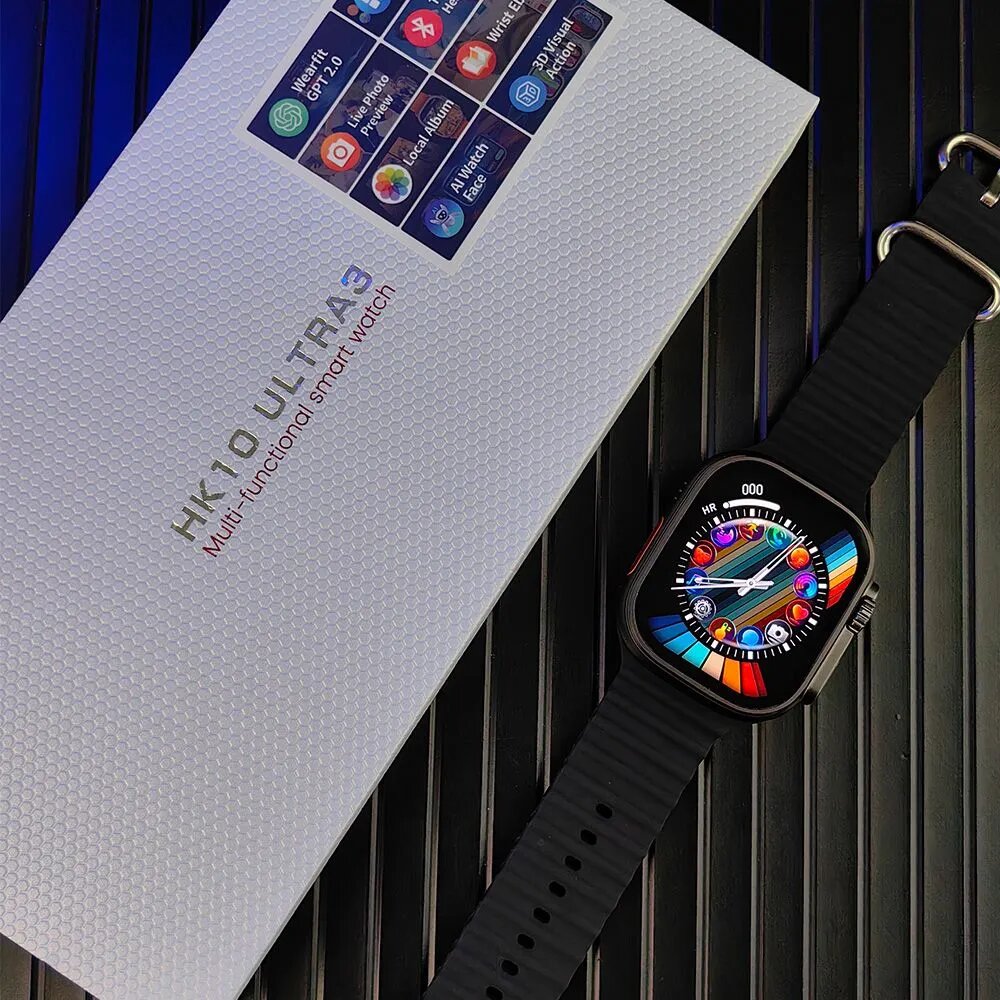 Умные смарт часы Smart Watch HK10 Ultra 3 Series 10 / Наручные часы Huahong — фото 1
