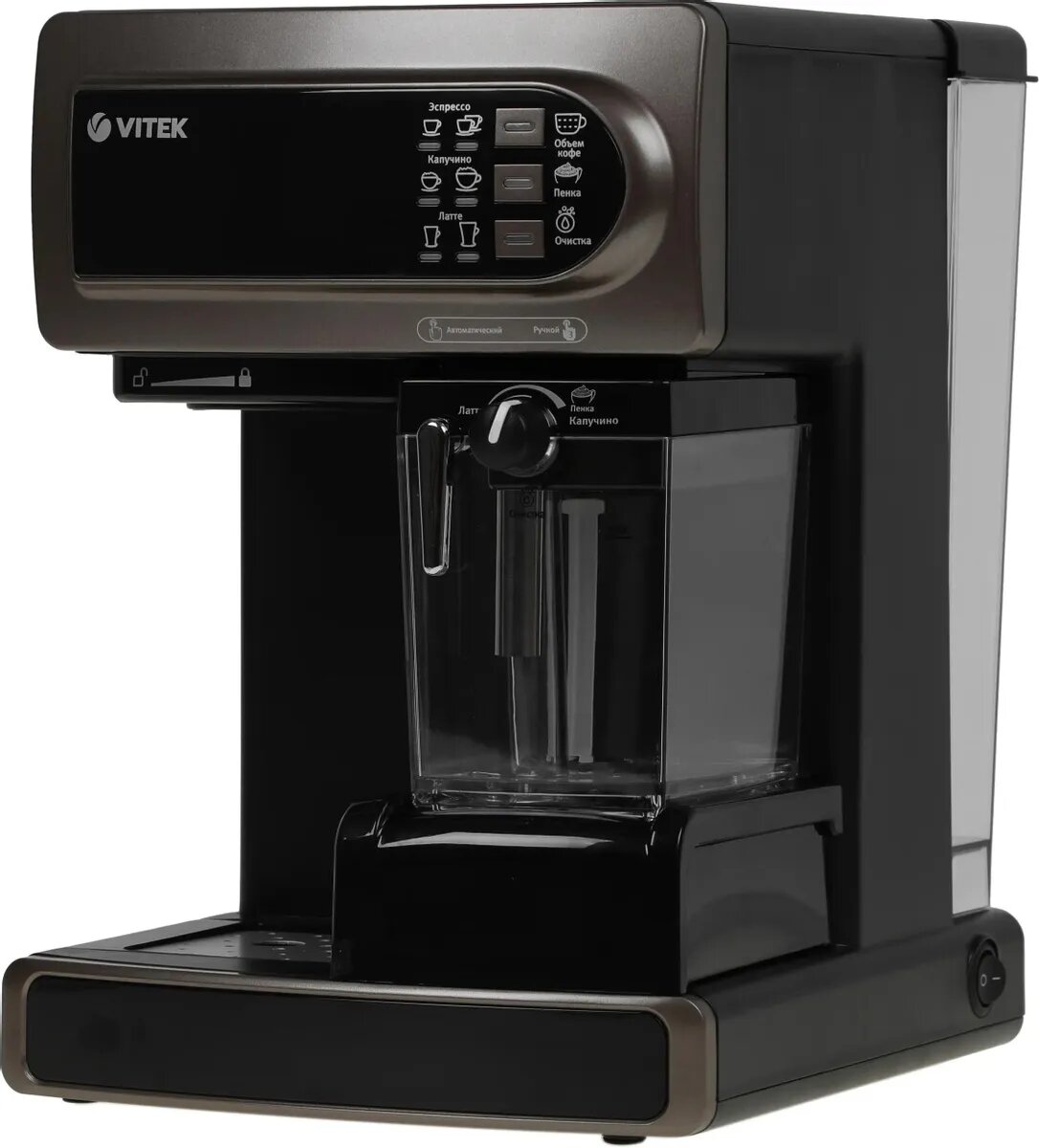 Кофеварка Vitek VT-1517 BN, рожковая