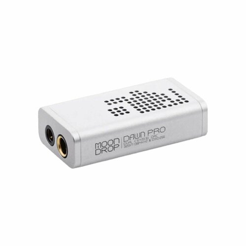ЦАП MoonDrop Dawn Pro Silver, для наушников, USB-C/3,5 мм, 4,4 мм, балансированный