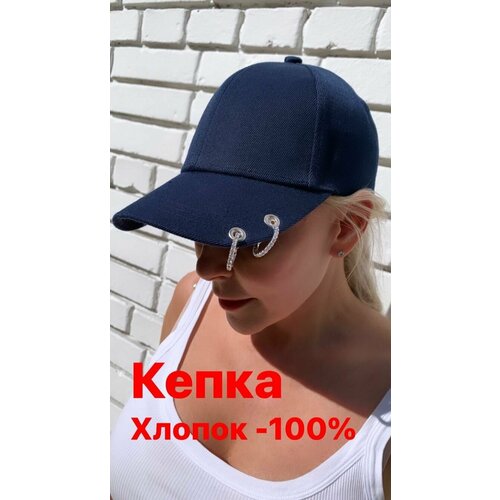 фото Бейсболка бини 88trend для девочек и женщин, размер 54-58, синий