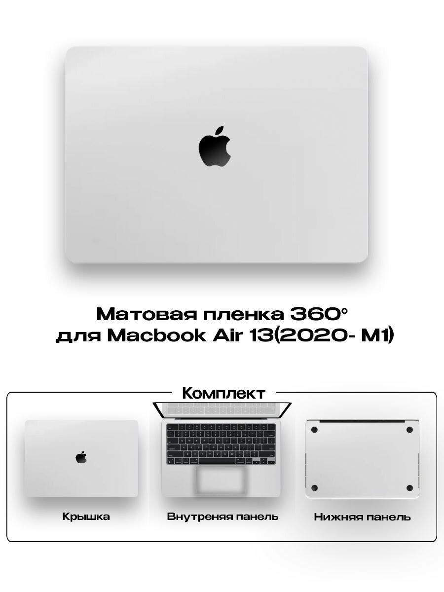 Защитное покрытие для Macbook Air 13 2020года/ Самоклеющаяся наклейка на ноутбук