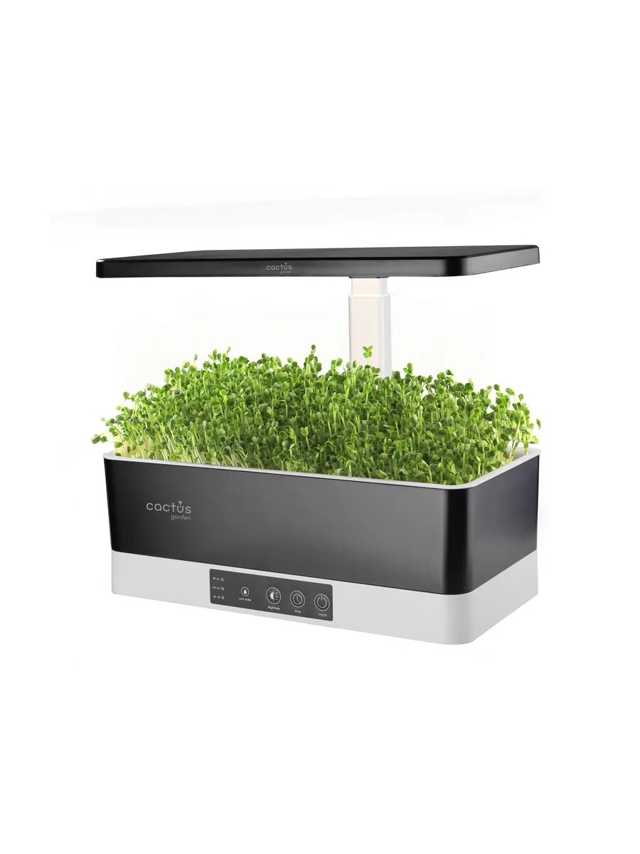 Изображение Гидропонная установка Cactus Garden 3.0л 24Вт черный (CS-LEDPOT-06)