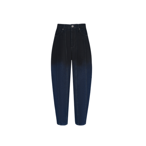 фото Джинсы бананы arligent fw23/24, размер l, черно-синий