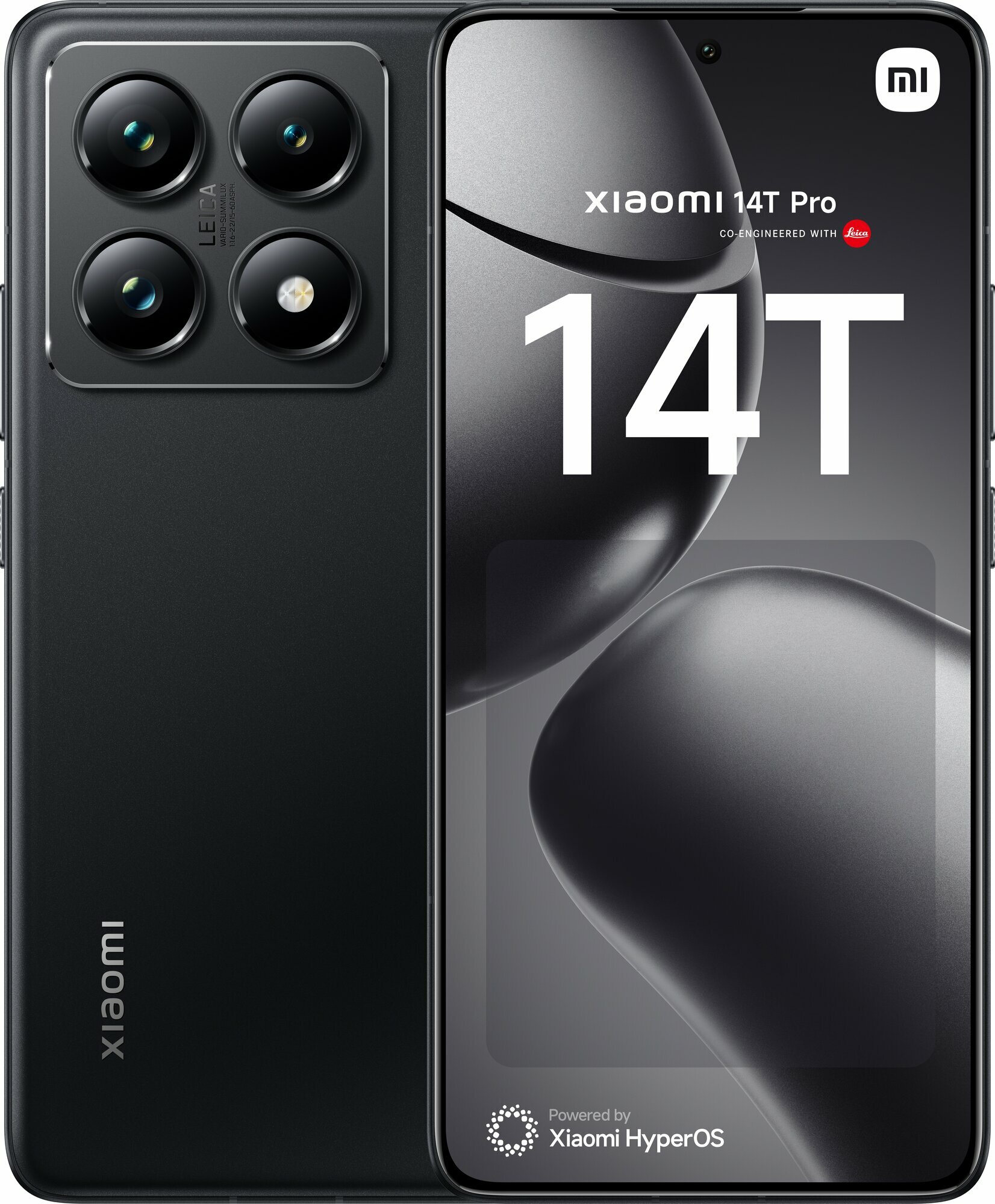 Смартфон Xiaomi 14T Pro 12/512 ГБ , Dual: nano SIM + eSIM, titan black