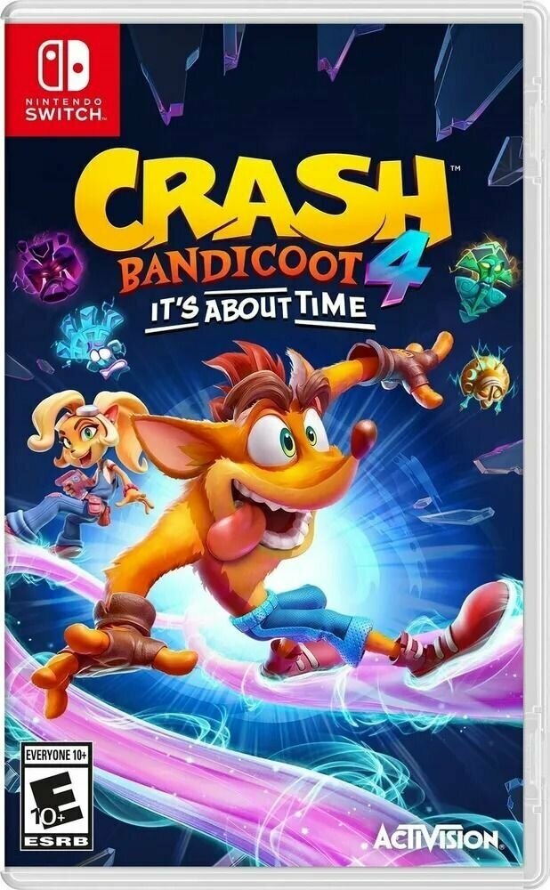 Игра Crash Bandicoot 4: Это Вопрос Времени (Nintendo Switch, Русские субтитры)