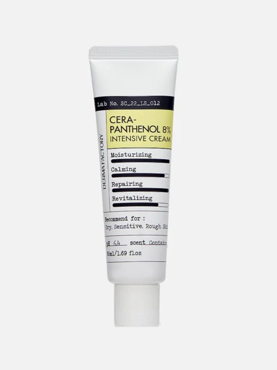 Derma Factory Крем для лица с керамидами и пантенолом Cera-Panthenol 8% Intensive Cream 50мл