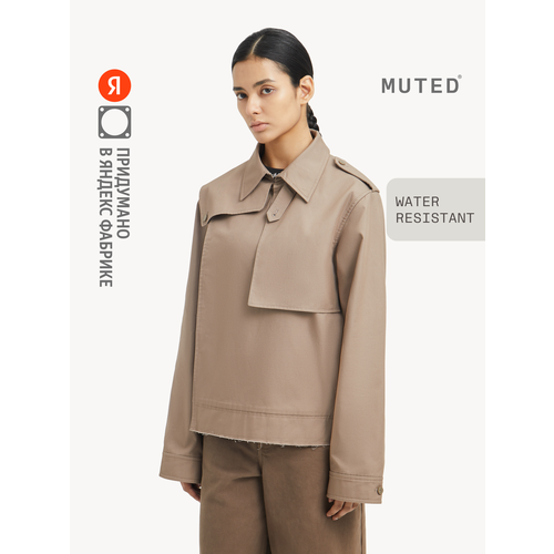 фото Тренчкот muted, размер m, шоколадный