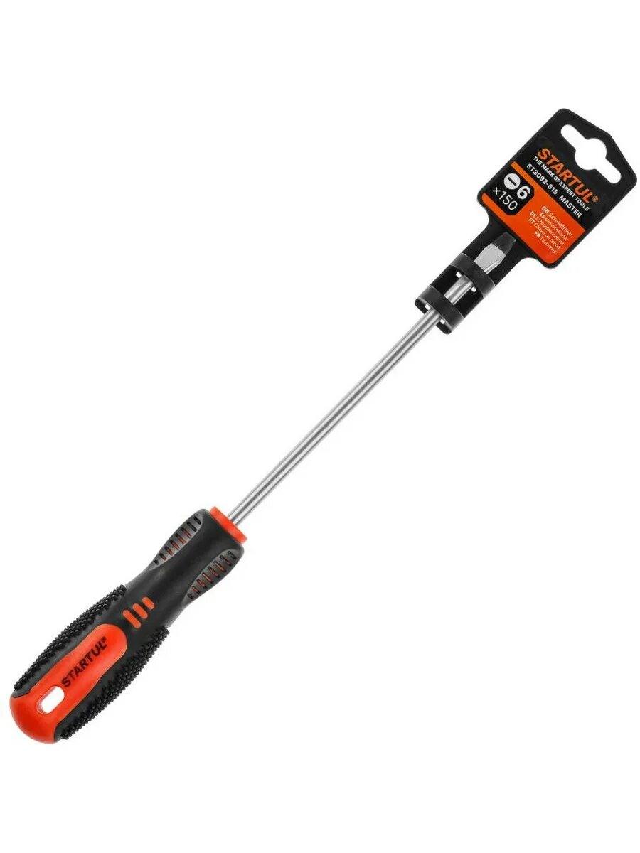 Отвертка шлицевая SL6 150 мм STARTUL Master (ST3092-615)
