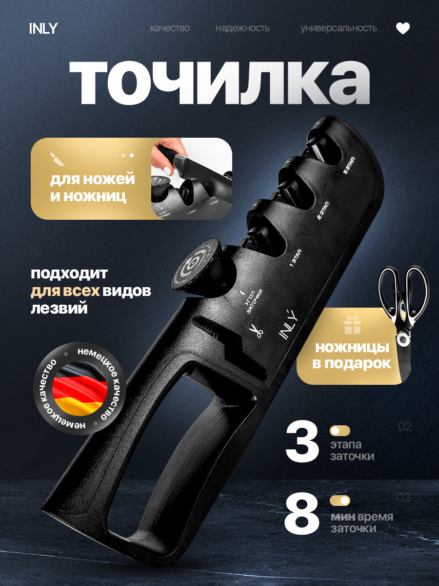 Точилка для ножей ножниц 