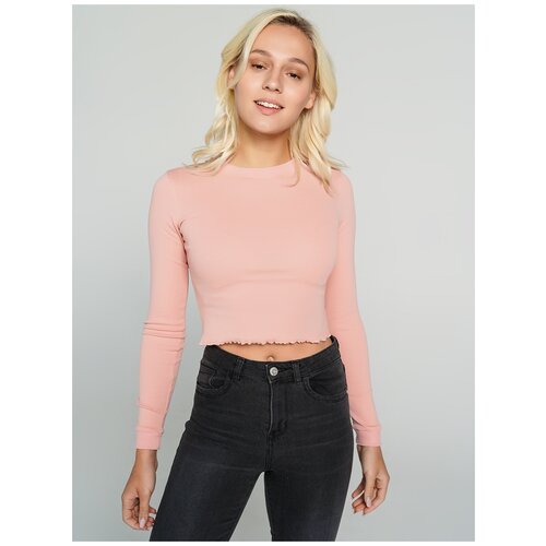 фото Футболка с длин.рукавом твое 65341 размер xs, розовый, women