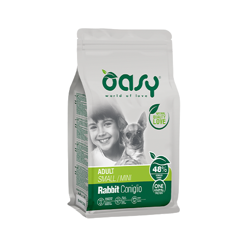 Сухой корм для собак Oasy OAP, кролик 1 шт. х 2.5 кг (для мелких пород) oasy dry dog oap adult all breed rabbit монопротеин сухой корм для взрослых собак всех пород с кроликом