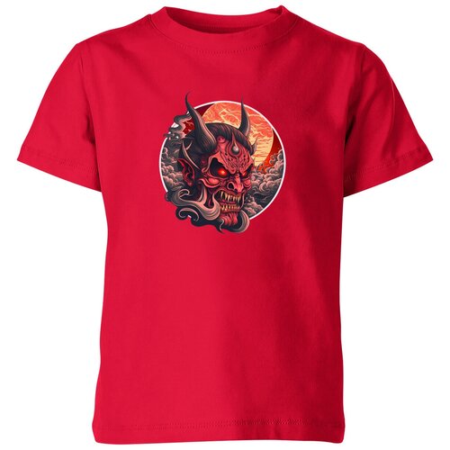 Футболка Us Basic, размер 6, красный мужская футболка маска страшного демона в японском стиле m красный