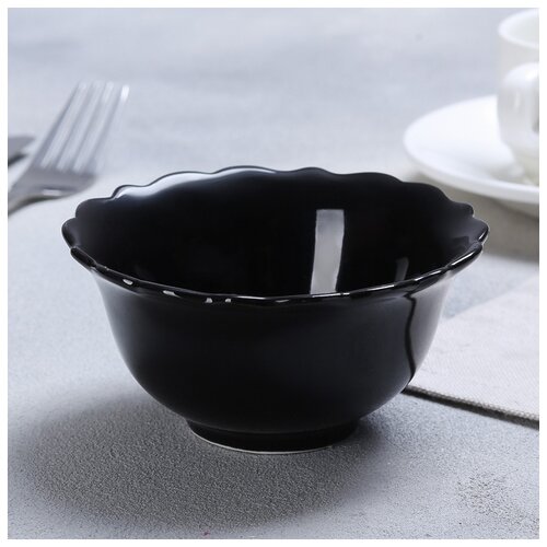 фото Миска классический стиль "чёрная", 12 см 4437505 дорого внимание