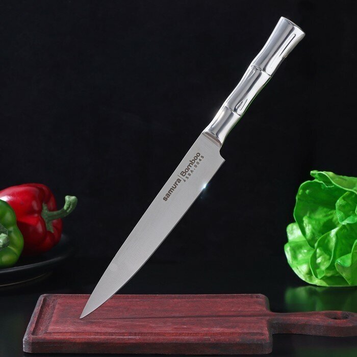 SAMURA Нож кухонный Samura Bamboo, лезвие 20 см, универсальный