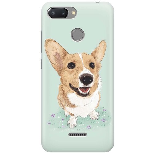 фото Gosso ультратонкий силиконовый чехол-накладка для xiaomi redmi 6 с принтом "корги"