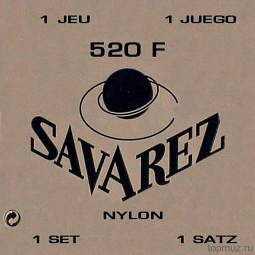 SAVAREZ Traditional 520 F струны для классической гитары savarez 570 cj струны для классической гитары сильное натяжение