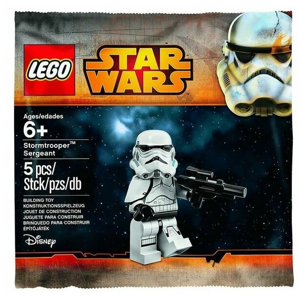 Редкий, уникальный Конструктор LEGO Star Wars 5002938 Сержант штурмовиков