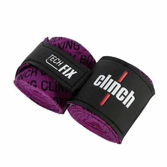 C140 Бинты эластичные Clinch Boxing Crepe Bandage Tech Fix фиолетовые - Clinch - Фиолетовый - 3,5 м.
