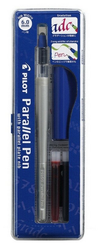 Ручка перьевая для каллиграфии Pilot Parallel Pen 6 мм