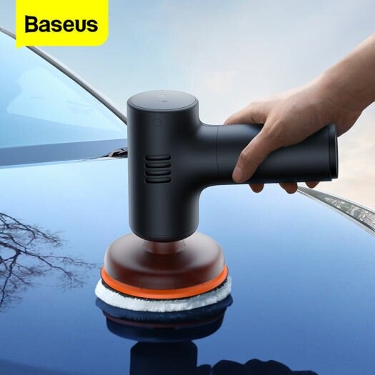 Полировальная машинка для авто Baseus NeoPower Wireless Mini Car Waxer Lite Black CRLQ000001 - фотография № 2