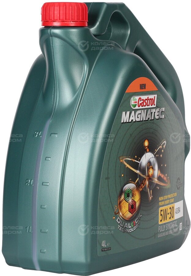 Масло моторное Castrol Magnatec A3/B4 5W-30 синтетическое, 4 л, артикул 15С927