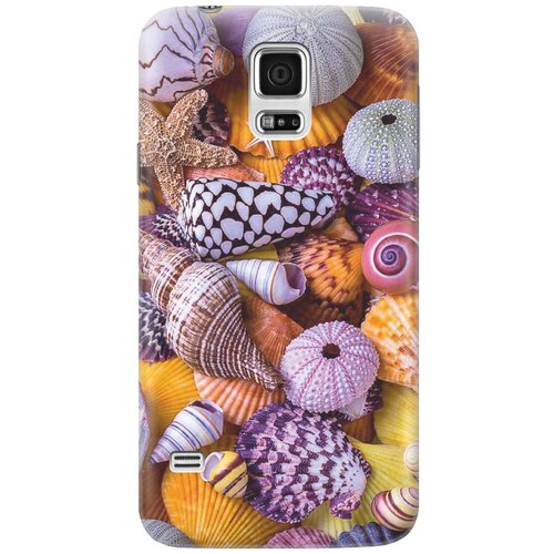 фото Cиликоновый чехол разноцветные ракушки на samsung galaxy s5 / самсунг с5 re:pa