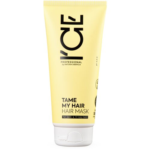 ICE PROFESSIONAL by NATURA SIBERICA TAME MY HAIR MASK / Маска для тусклых и вьющихся волос, 200 мл подарочный набор для питания волос energie fruit organic coconut oil