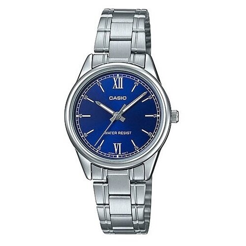 Наручные часы CASIO LTP-V005D-2B2, синий, серебряный