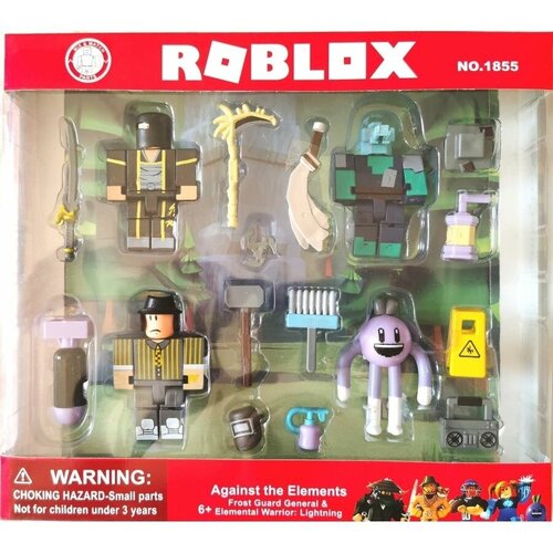 Набор фигурок ROBLOX, 4 шт + оружие/аксессуары