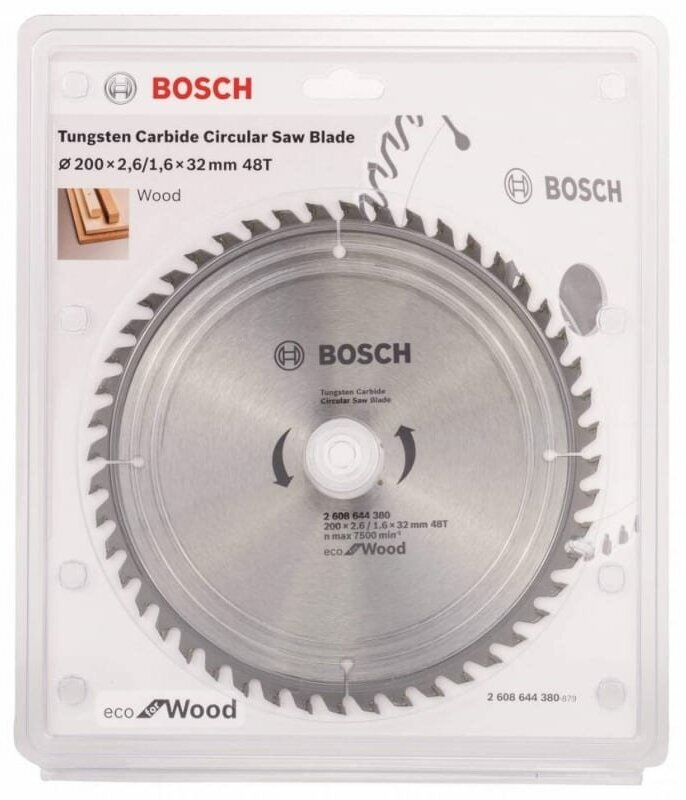 Пильный диск ECO WOOD (200x32 мм; 48T) Bosch 2608644380