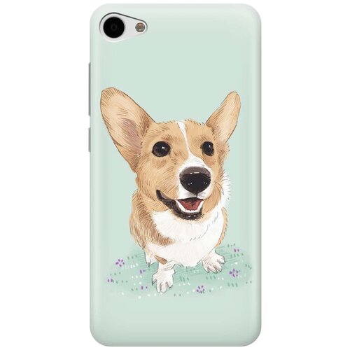 фото Cиликоновый чехол на meizu u10 / мейзу ю10 с принтом "корги" gosso