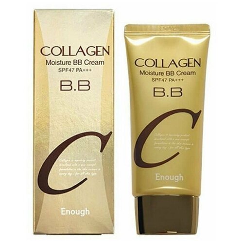 Enough Крем с коллагеном увлажняющий - Collagen moisture BB cream SPF47 PA+++, 50 грамм