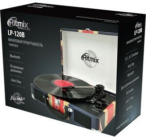 Проигрыватель RITMIX LP-120B black - фотография № 13