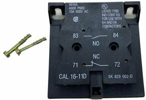 Контактный блок CAL-16-11D для контакторов EK ABB/Control SK829002-D - 1 шт.