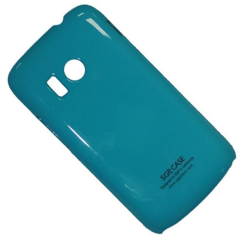 Чехол для Huawei Ascend Y310 задняя крышка пластик лакированный SGP Case Ultra Slider <голубой>