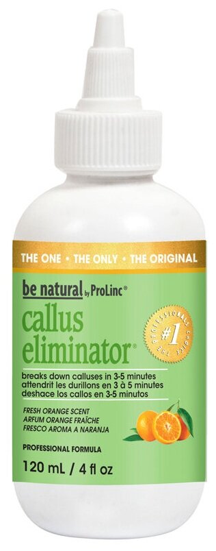 Be natural Средство для удаления натоптышей Callus eliminator orange, 118 мл, 120 г