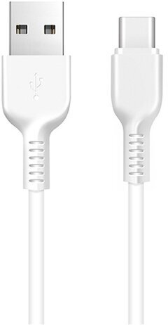 Data кабель USB HOCO X20 USB Type C, 3 метр, белый