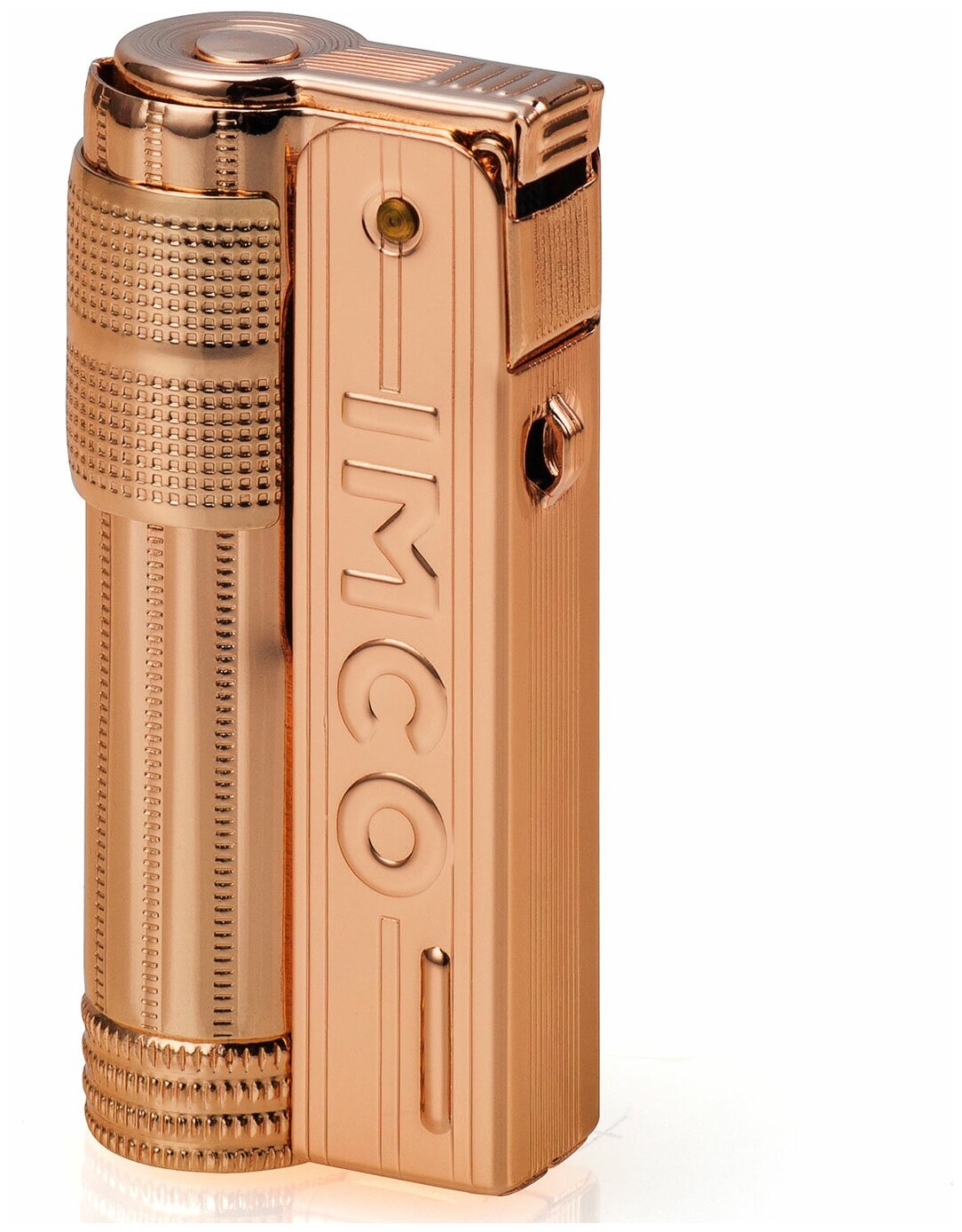 Зажигалка бензиновая IMCO (имко) Triplex (Триплекс) Super 6700 Pink Gold Logo - фотография № 1