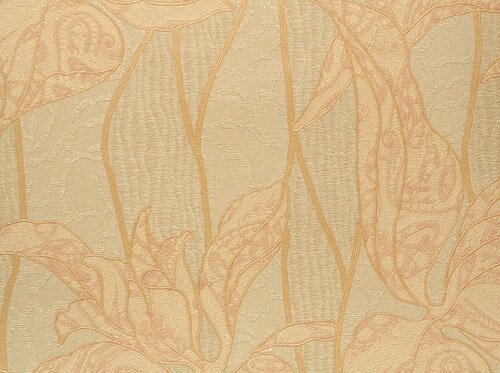 Обои Domus Parati Tessuti Veneziani 0.53 x 10.05 57015 на бумажной основе, цвет бежевый, моющиеся, рисунок флористика