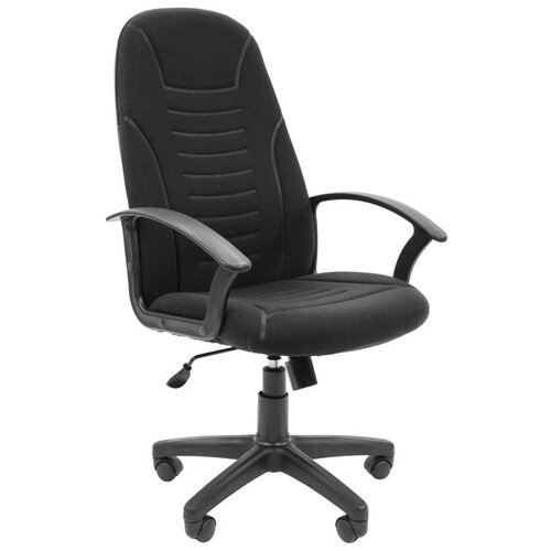 Кресло руководителя Easy Chair 640 ТС серое, ткань, пластик