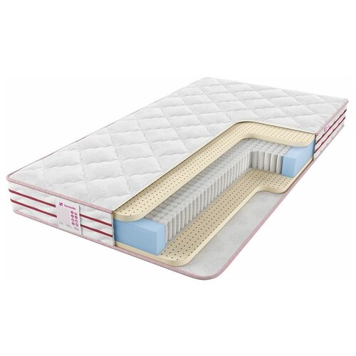фото Матрас sontelle imprest latex 3, пружинный, бежевый/белый