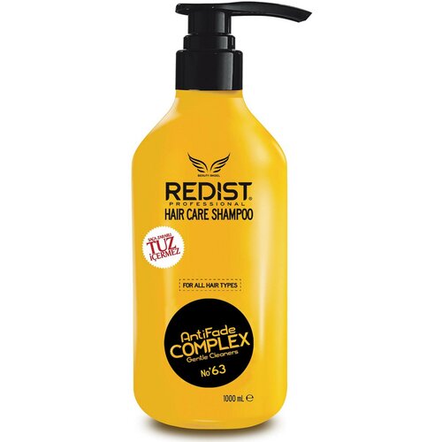 REDIST Professional Восстанавливающий шампунь для бережного очищения волос Hair Care Shampoo ANTIFADE COMPLEX, 1000 ml redist professional восстанавливающий шампунь для волос с кератиновым комплексом hair care shampoo keratin complex 500 ml