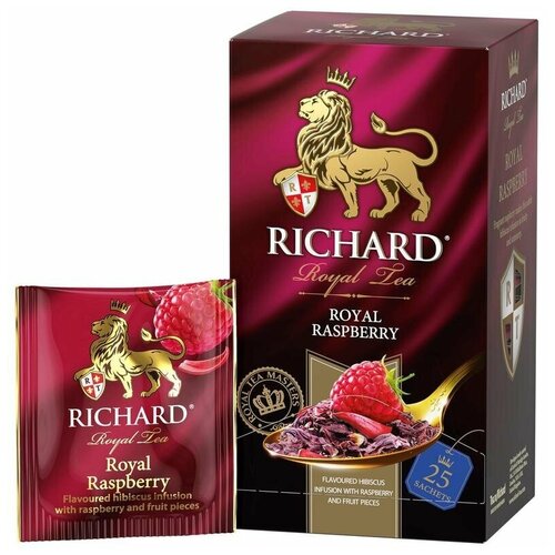 Чай Richard Royal Raspberry травяной 25 пакетиков