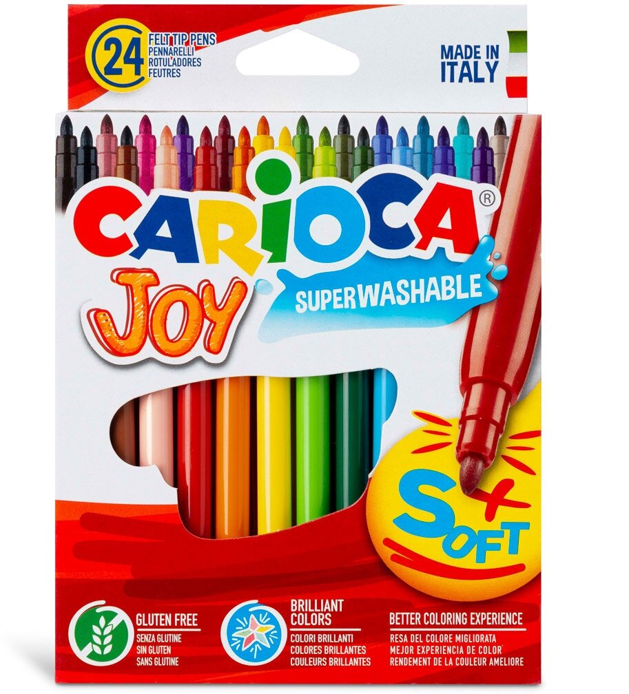 Фломастеры "Carioca" Joy 24 цвета 40615